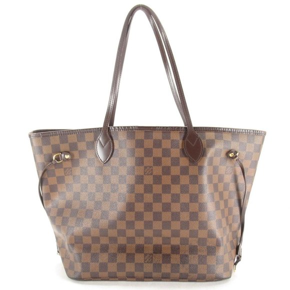 Louis Vuitton Handbags - Louis Vuitton Monogram Neverfull MM Tote Damier Ebene N51105 Authenticated COA